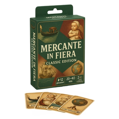 Carte da gioco mercante in fiera classic edition Be Smart