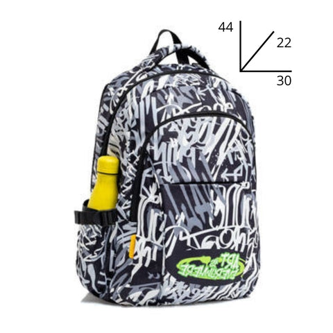 Zaino gravity smart doppio scomparto tag nero (44x30x22 cm) Be Smart