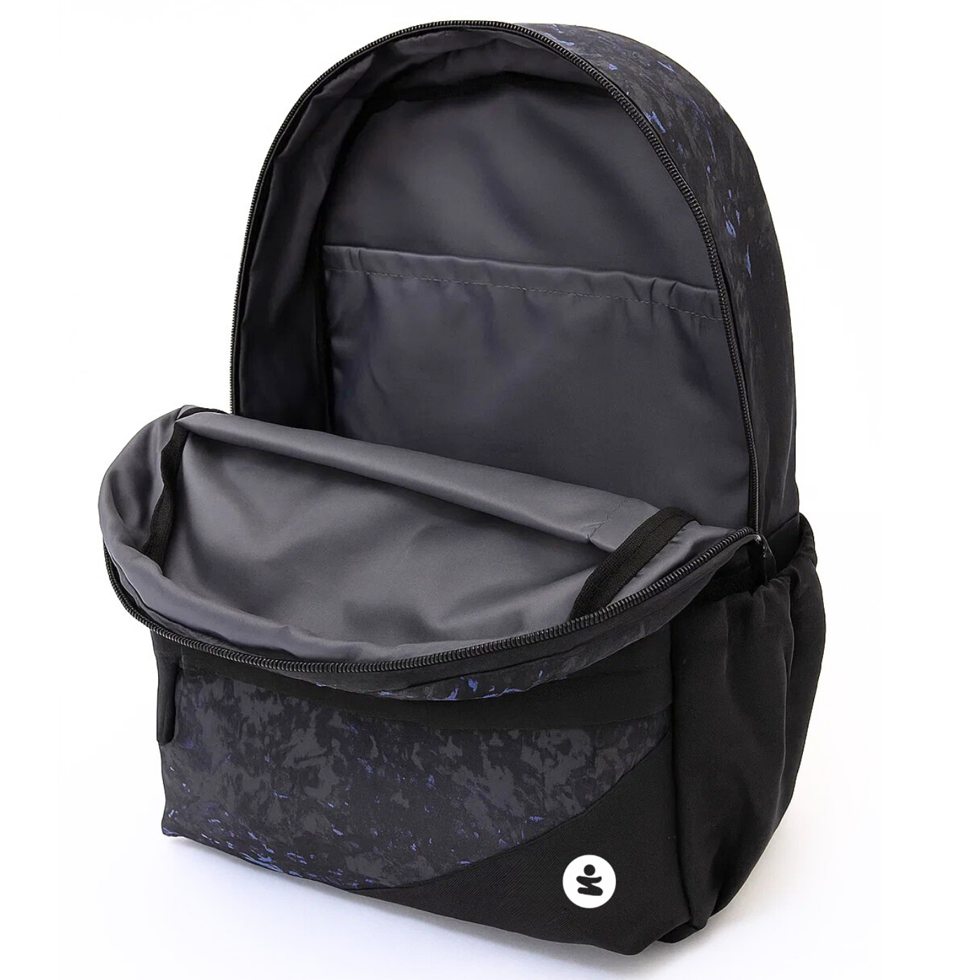 Zaino Pro 2 Scomparti Marble Blu BeSmart 43x32x19 cm | Zaino scuola tecnico per cartolerie