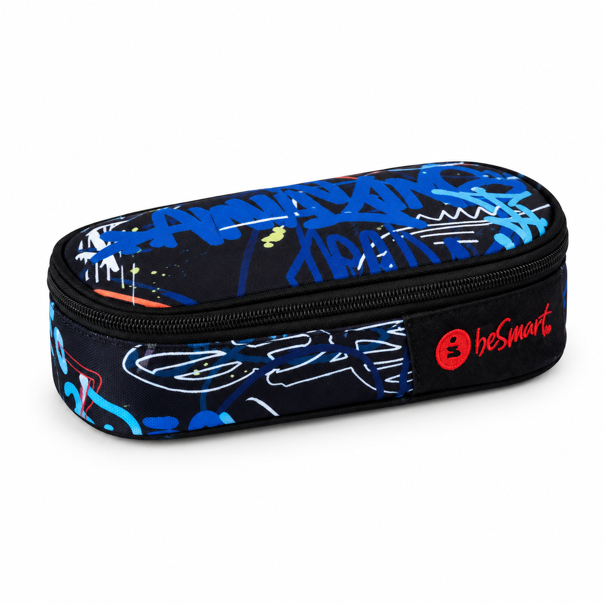 Astuccio ovale graffiti (21x10x5.5 cm) Be Smart