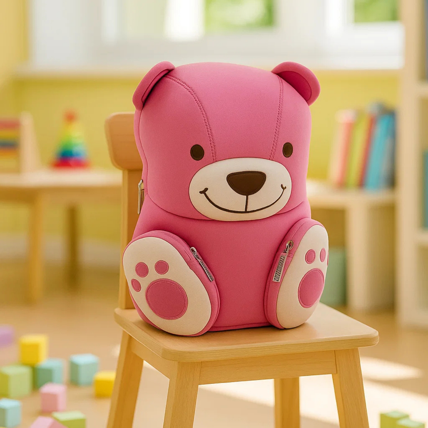 Zaino Asilo Pets BeSmart Kids Neoprene 31x23 cm | Zainetto bambini assortito per cartolerie