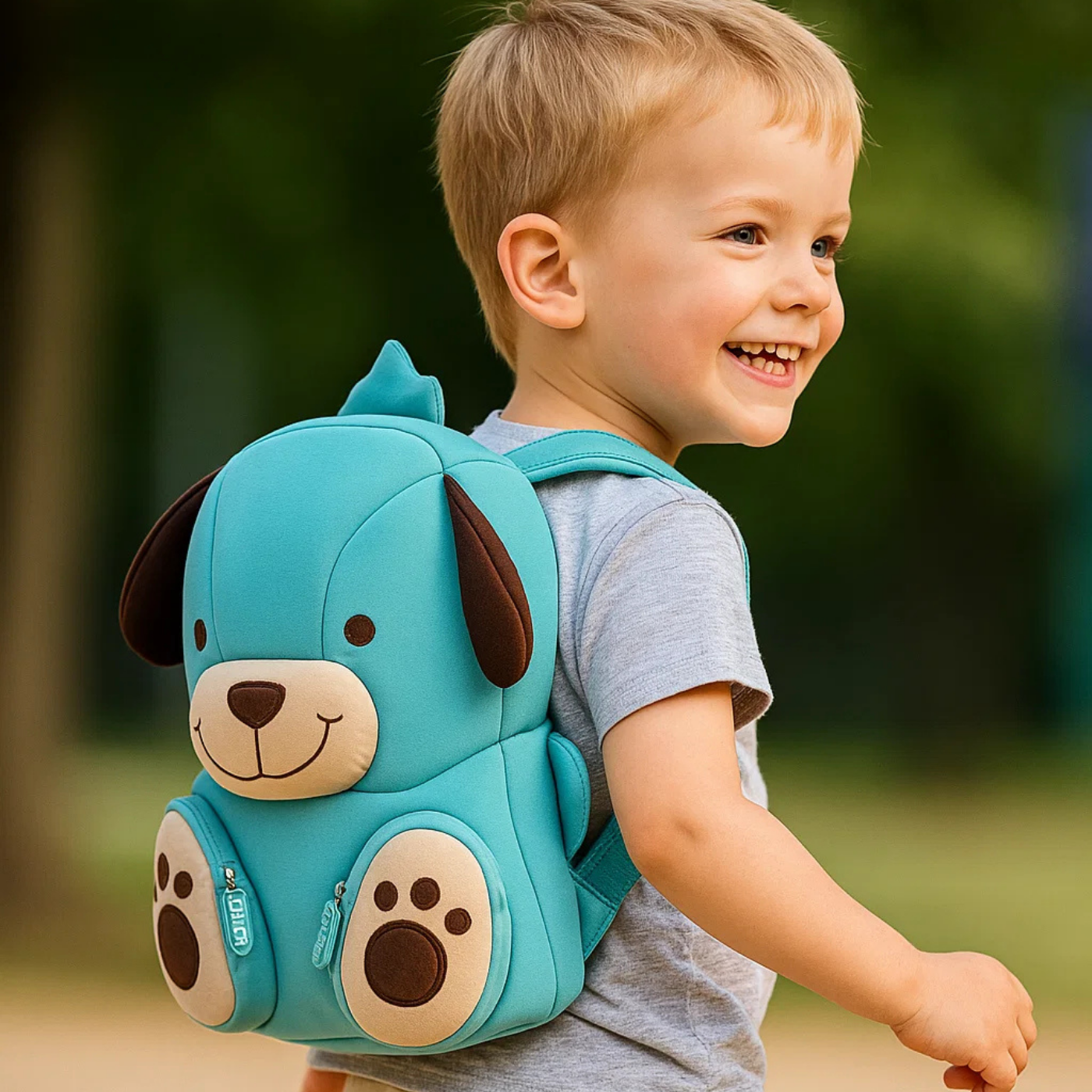 Zaino Asilo Pets BeSmart Kids Neoprene 31x23 cm | Zainetto bambini assortito per cartolerie