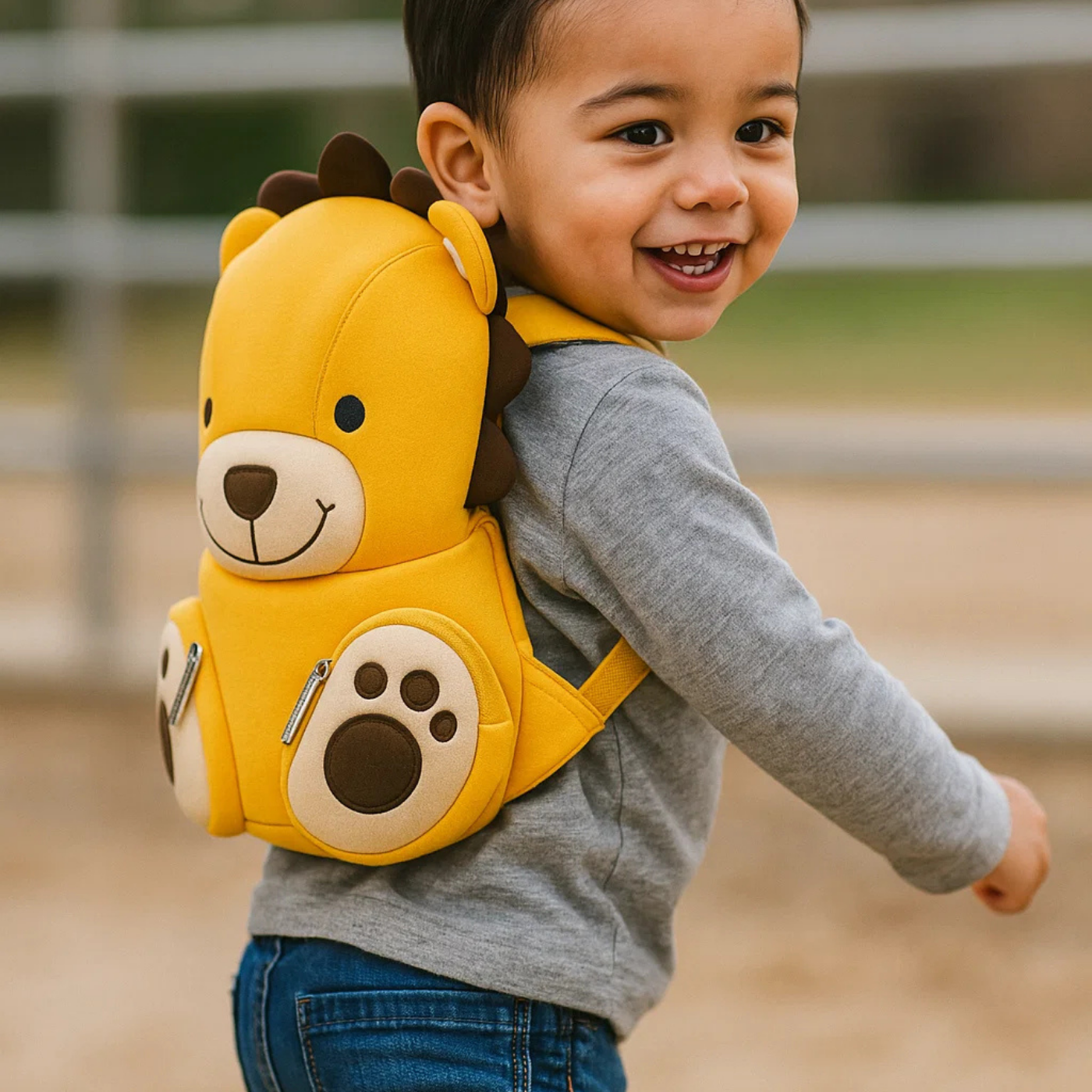 Zaino Asilo Pets BeSmart Kids Neoprene 31x23 cm | Zainetto bambini assortito per cartolerie