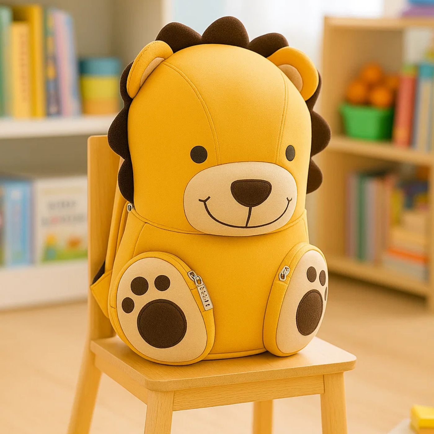 Zaino Asilo Pets BeSmart Kids Neoprene 31x23 cm | Zainetto bambini assortito per cartolerie