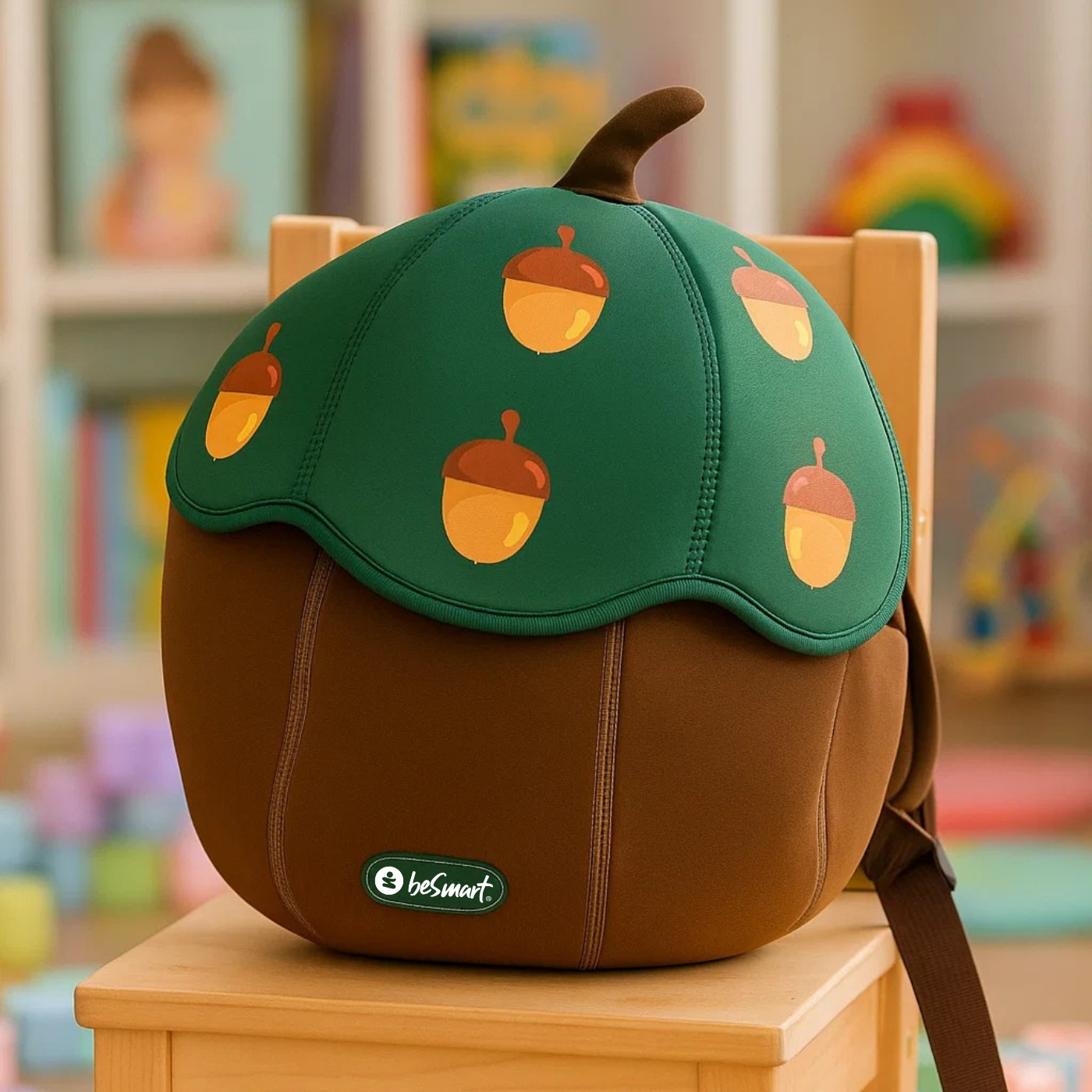 Zaino Asilo Fruit BeSmart Kids Neoprene 22x28x12 cm | Zainetto bambini assortito per cartolerie