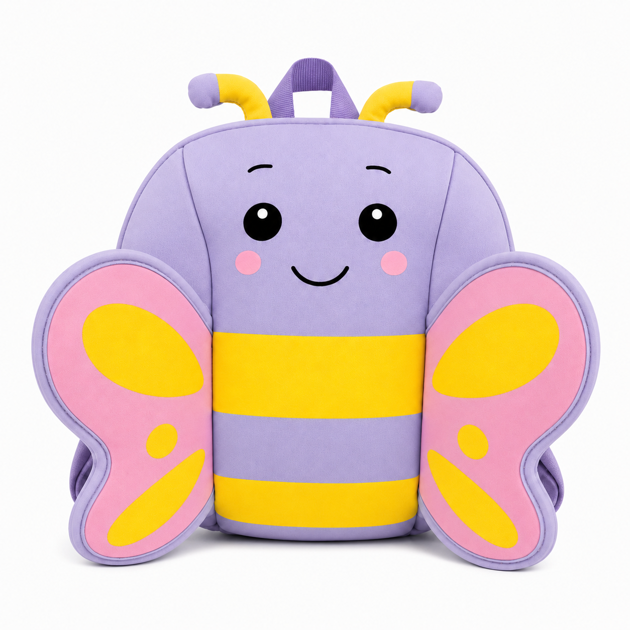 Zaino Asilo Farfalla BeSmart Kids Neoprene 26x28x13 cm | Zainetto bambini assortito per cartolerie