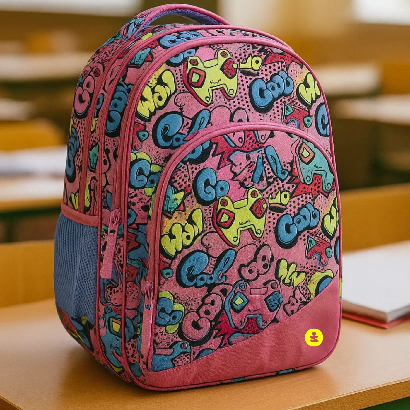 Zaino Premium Organizzato WOW BeSmart 43x31x20 cm | Zaino scuola capiente per cartolerie
