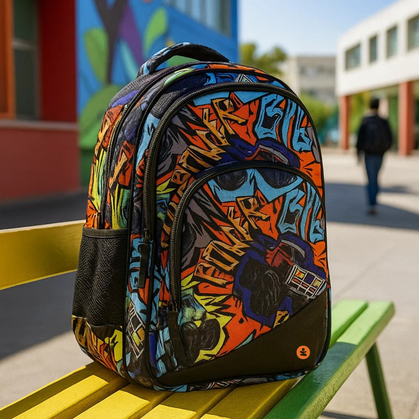 Zaino Premium Organizzato Monster Car BeSmart 43x31x20 cm | Zaino scuola capiente per cartolerie