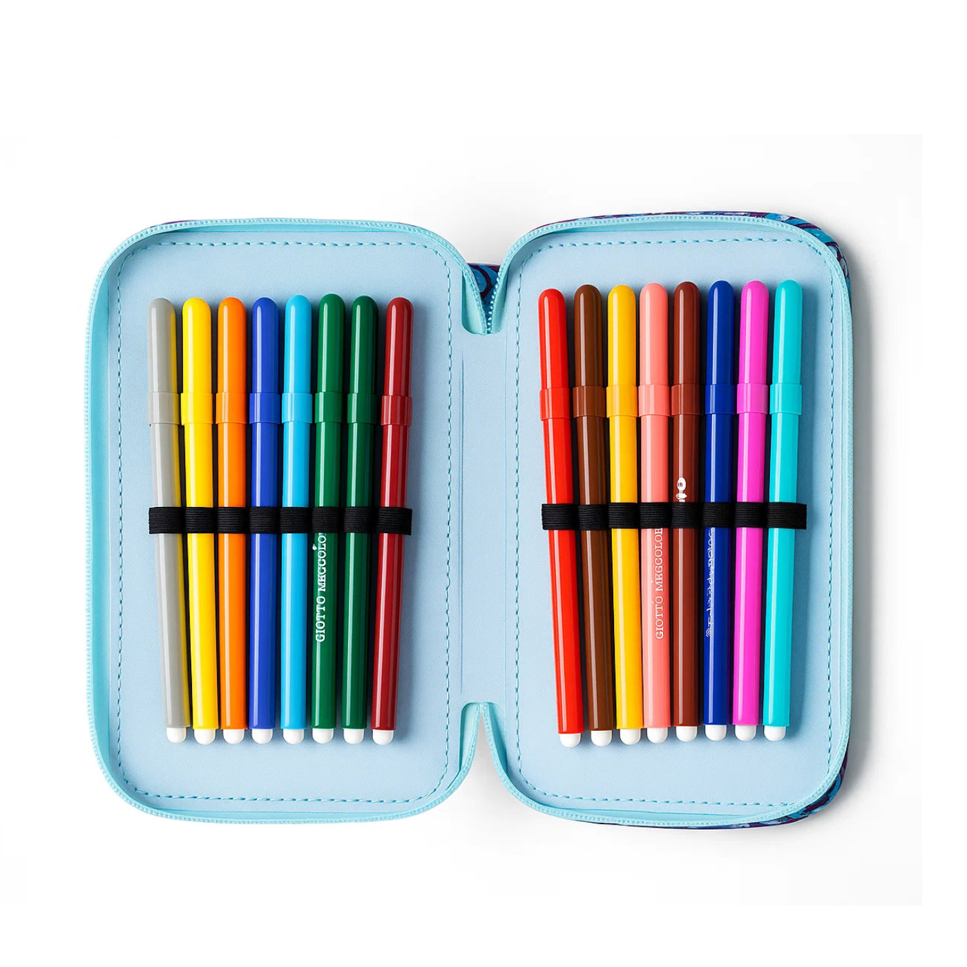 Astuccio triplo 18+18 abstract blu Be Smart