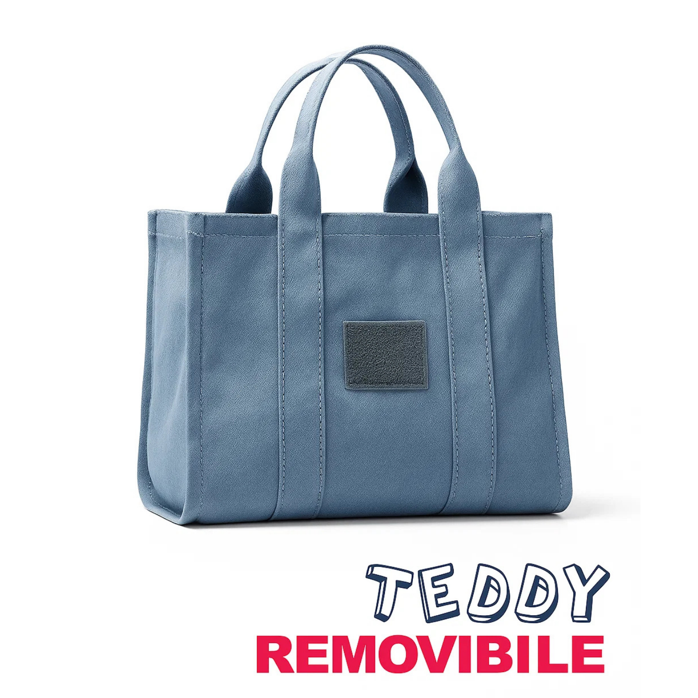 Borsa university organizzata denim jeans (35x26x13 cm) Be Smart