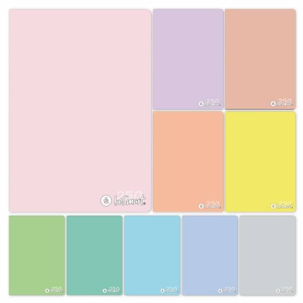 Quaderno Maxi A4 Rig B Pastel Color Plus BeSmart 20+1 80gr | Quaderno a quadretti per cartolerie
