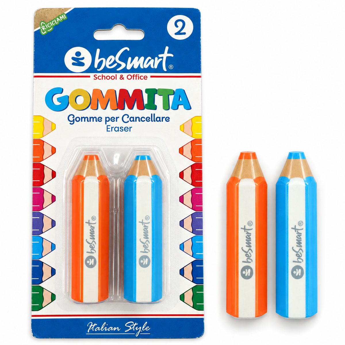 Gommita classic in blister da 2 pezzi Be Smart