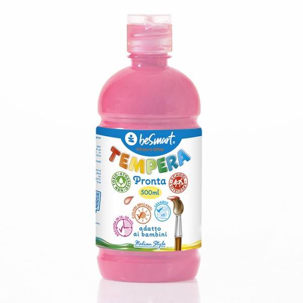 Tempera pronta 500 ml rosa Be Smart