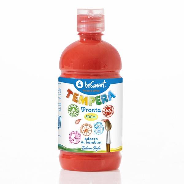 Tempera pronta 500 ml rosso Be Smart