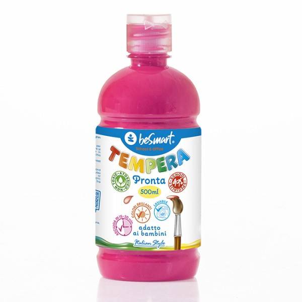 Tempera pronta 500 ml magenta Be Smart