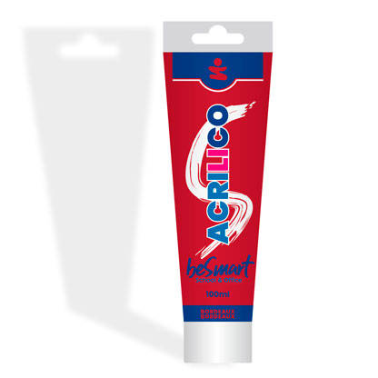 Tempera acrilica bordeaux 100 ml Be Smart