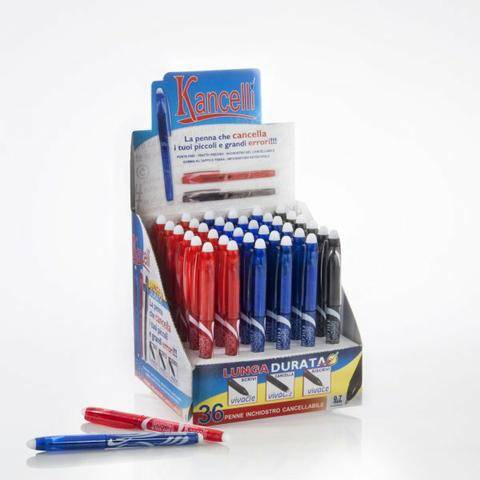 New kancelli' in display da 36 pezzi 3col assortiti b/r/n Be Smart