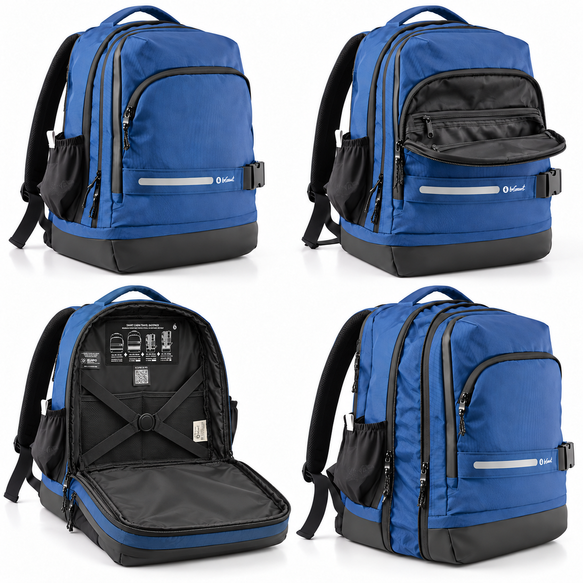 Fly Smart royal-blu - aperture e interno aggiornato sul riferimento reale