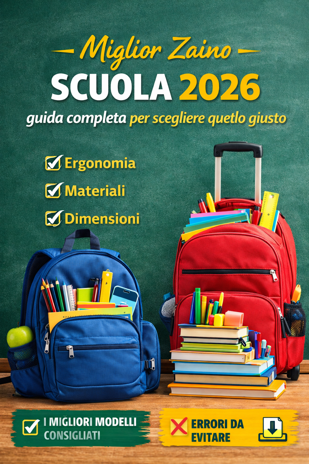 Miglior zaino scuola 2026: guida completa per scegliere quello giusto