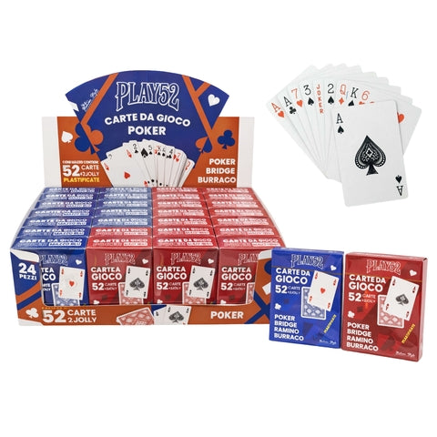 Blue and Red Poker Cards Be Smart Display
