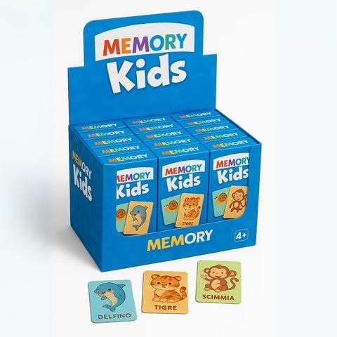 Carte da gioco memory kids in display Be Smart