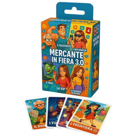 Carte da gioco mercante in fiera 3.0 Be Smart