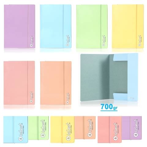 Cart con elastico 6 colori pastel 700 gr Be Smart