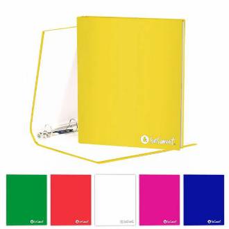 CARTELLA C/ANELLI A4 6 COLORI STD BE SMART - BeSmart School & Office