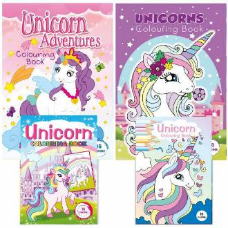 ALBUM DA COLORARE 16PG UNICORNO W - B - BeSmart School & Office