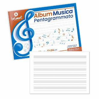 ALBUM MUSICA 17X24 16 FF BE SMART - BeSmart School & Office