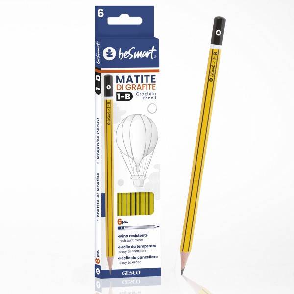 Box 6 matite 1-B smart office Be Smart