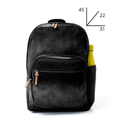 Zaino lifestyle black jeans (45x31x22 cm) Be Smart