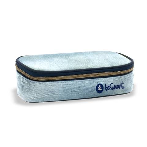 Astuccio ovale light jeans (22x10x5,5)cm Be Smart