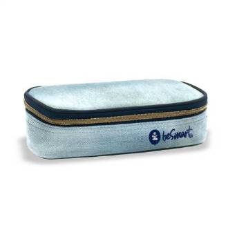 ASTUCCIO OVALE LIGHT JEANS (22x10x5,5)Cm BE SMART - BeSmart School & Office
