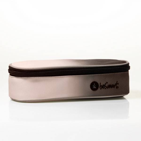 Astuccio ovale vanish crema-marrone Be Smart