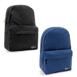 ZAINO ROUND URBAN 2 COLORI NERO - BLU (46x30x18)cm - BeSmart School & Office