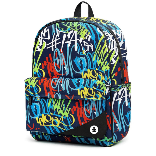 Zaino EVA Pro 2 Scomparti Tag Color BeSmart 43x32x19 cm | Zaino scuola rigido per cartolerie