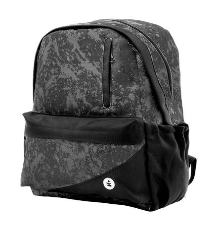 Zaino Pro 2 Scomparti Marble Nero BeSmart 43x32x19 cm | Zaino scuola capiente per cartolerie