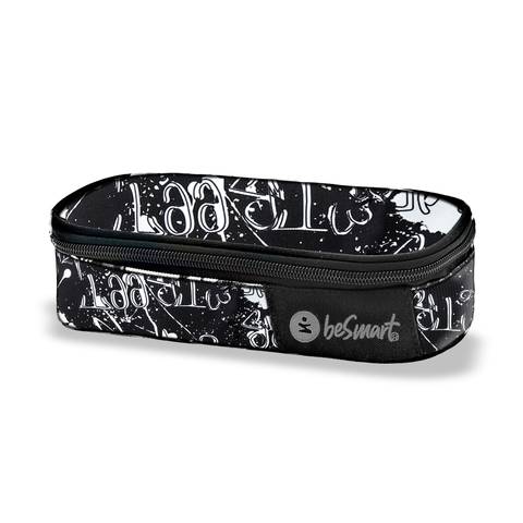 Astuccio ovale skizzo black (21x10x5.5 cm) Be Smart