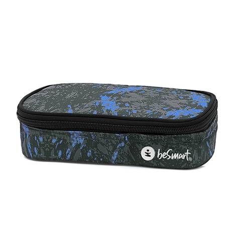 Astuccio ovale marble blu (21x10x5.5 cm) Be Smart