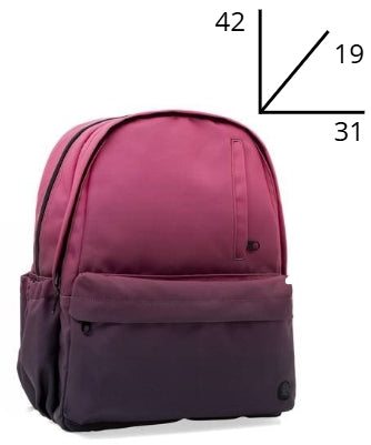 Zaino Vanish Rosa-Vinaccio BeSmart 31x42x19 cm | Zaino scuola moderno per cartolerie