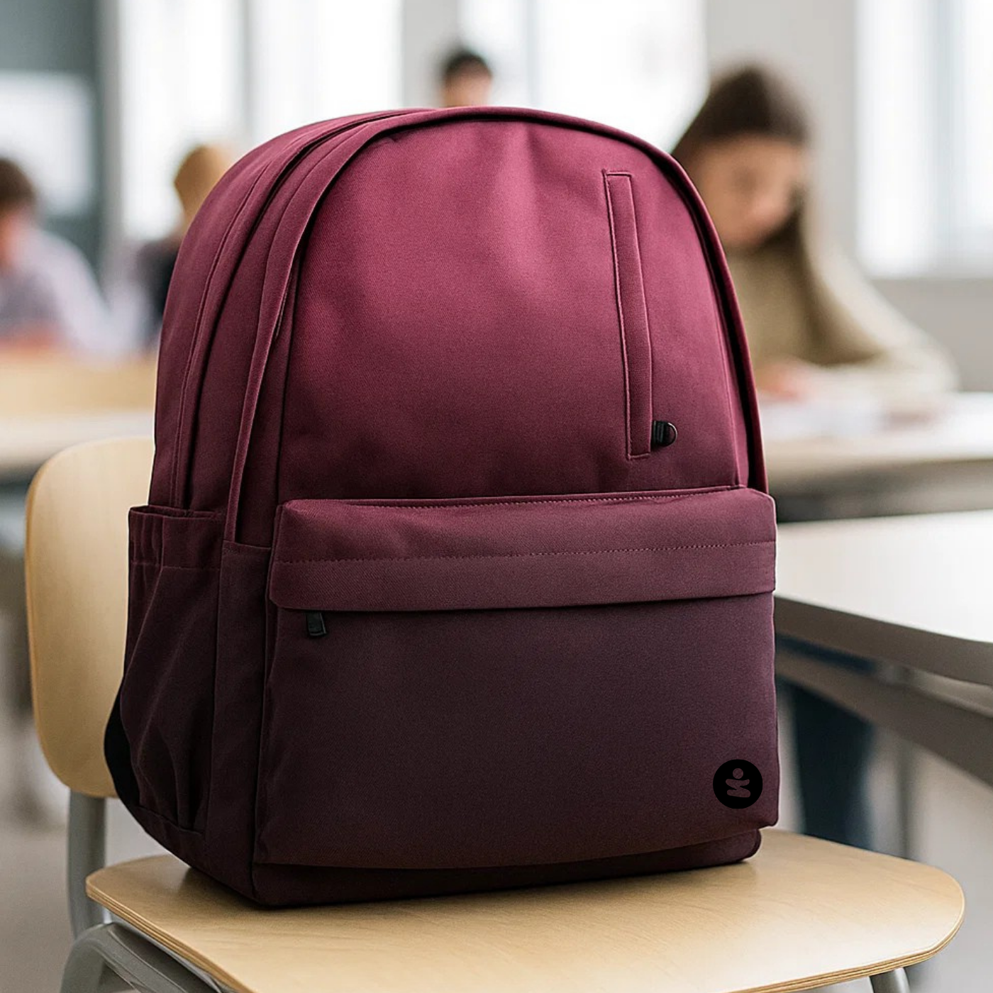 Zaino Vanish Rosa-Vinaccio BeSmart 31x42x19 cm | Zaino scuola moderno per cartolerie