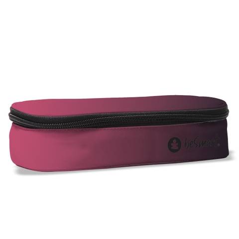 Astuccio ovale vanish rosa- vinaccio Be Smart