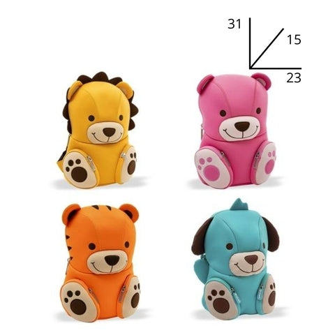 Zaino Asilo Pets BeSmart Kids Neoprene 31x23 cm | Zainetto bambini assortito per cartolerie