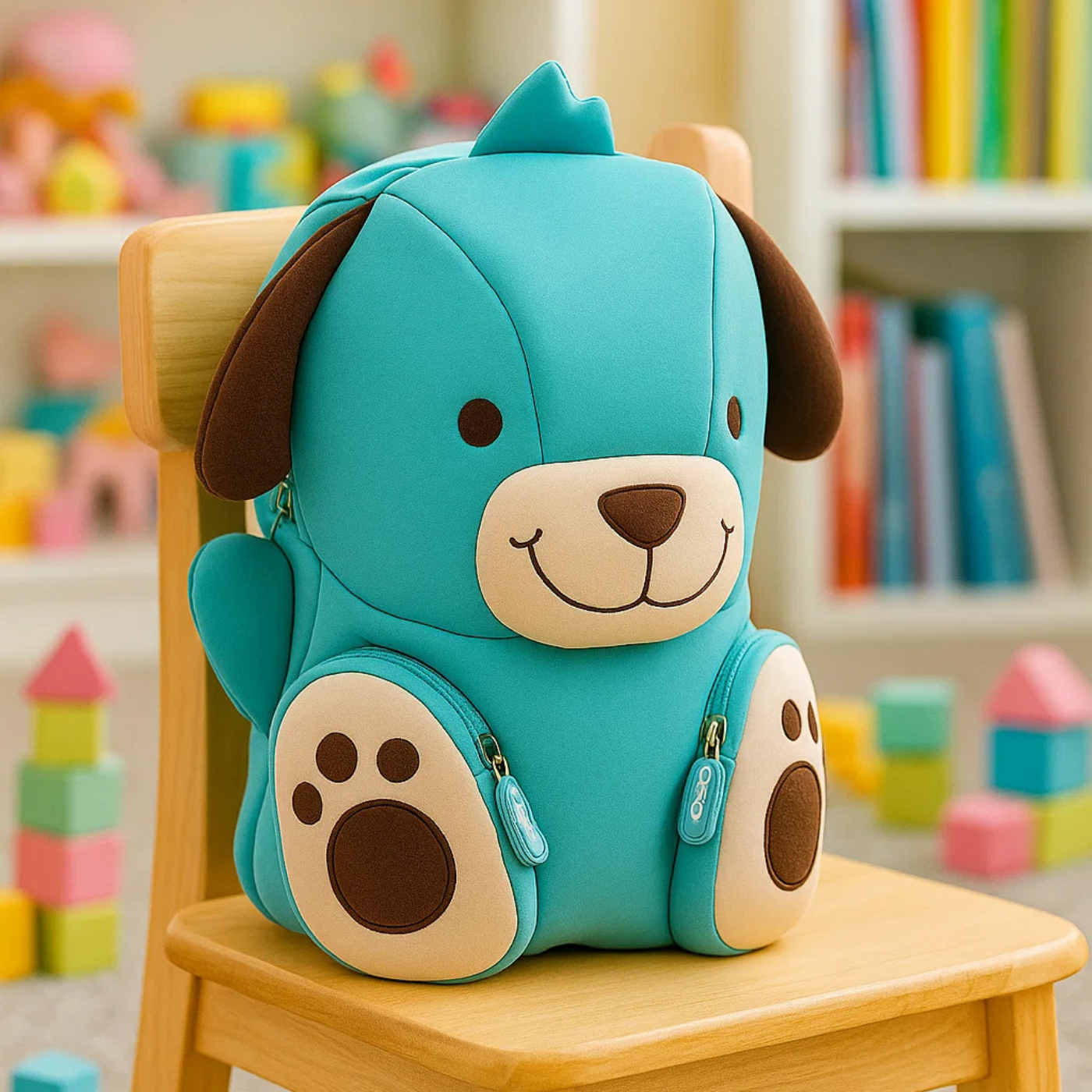 Zaino Asilo Pets BeSmart Kids Neoprene 31x23 cm | Zainetto bambini assortito per cartolerie