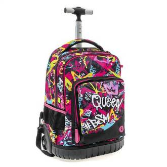 ZAINO TROLLEY PREMIUM ORGNIZZATO QUEEN (45x33x20)Cm BE SMART - BeSmart School & Office