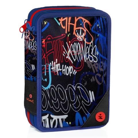 Astuccio triplo 18+18 graffiti Be Smart