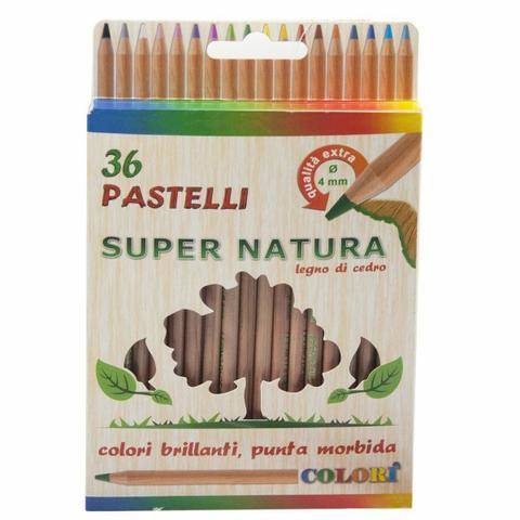 Box 36 pastelli legno super natura Be Smart