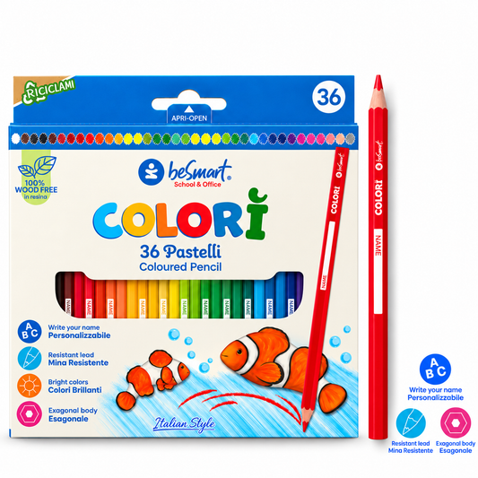Box 36 pastelli Colorì Be Smart
