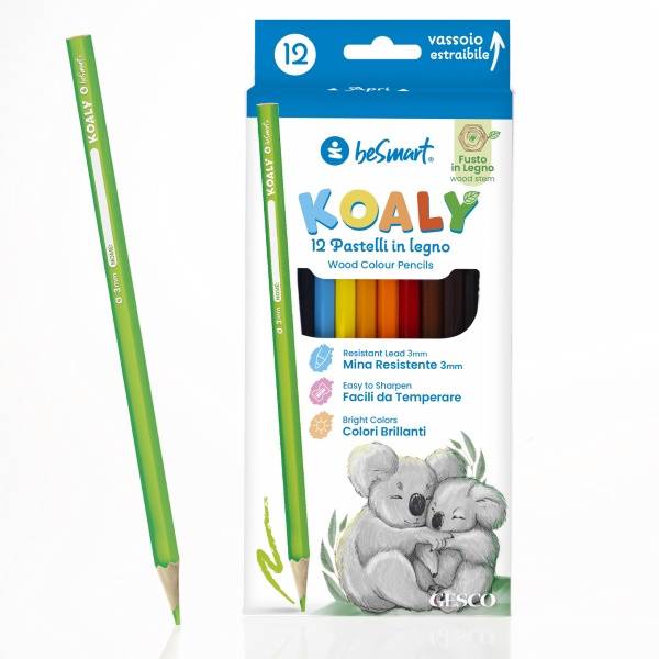 Box 12 pastelli koaly Be Smart